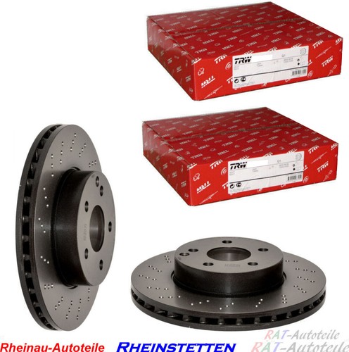 2xbremsscheiben gelocht - 2xbremsscheiben, gelocht-va